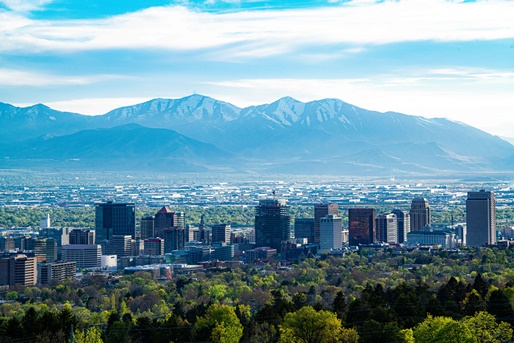 Salt Lake City in the Summer