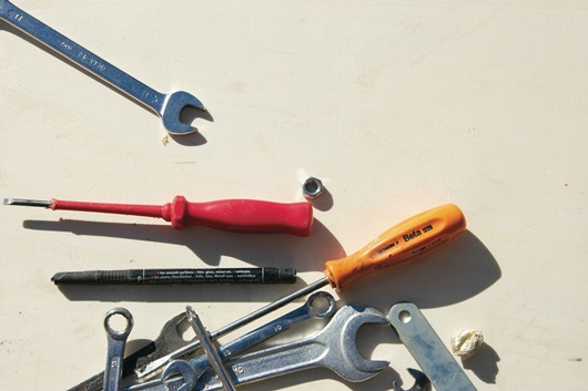 HVAC repairman tools