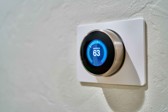 HVAC temperature gauge
